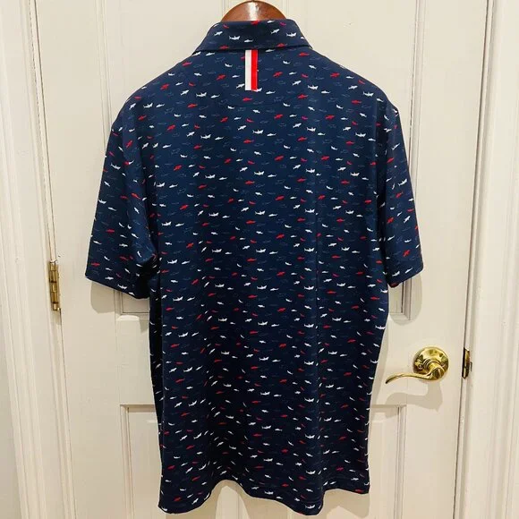 Rhoback Men’s Size XL Performance Golf Polo Shirts - Picture 2 of 16